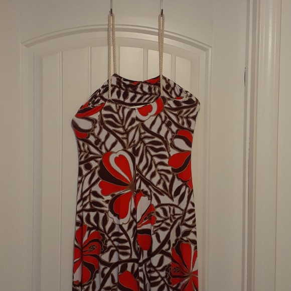 Long Summer Dress w/ Rope Straps,Built-in Bra,M - Picture 3 of 4